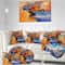 Designart - Wooden Boats in Calm Water - Nautical Painting Print on Wrapped Canvas